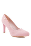 Women's Pink Stiletto Suede Sergio Leone Campbell pumps