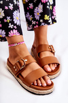 Fashionable Women's Beige Slippers Penelope