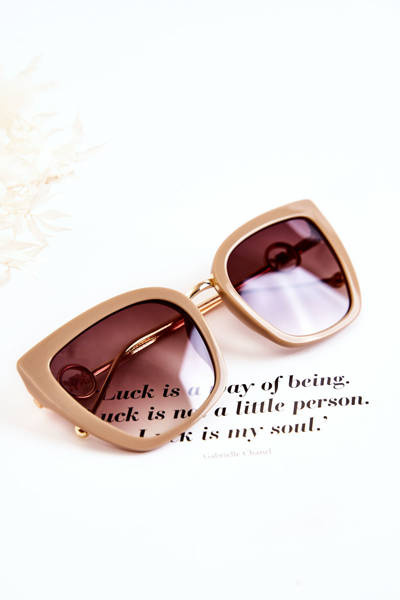 Women's Cat Eye Sunglasses M2351 Beige