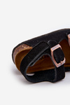Children's Sandals with Cork Platform Velcro Fastening Black Rorria
