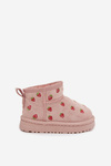 Children's Snow Boots with Strawberries Pink Gracina