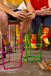 Rainbow Socks Burger Vege Socks 2 Pairs