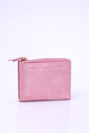 Small Women's Wallet Powder Pink Gold Lock