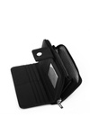 Large Women's Zip Wallet Black Huntress