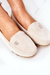 Women's Suede Loafers Beige Madelyn