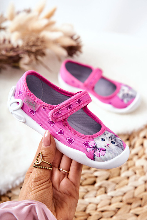 Flip-flops Ballerinas Befado Kitten 114X447 Pink