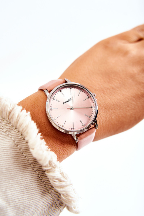 Women's Analog Watch Nickel-Free Ernest Pink