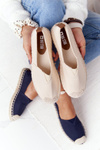 Espadryle Pleciona Podeszwa Big Star Beżowe HH274501 