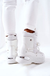 Snow Boots Fleece-Lined White Holys