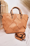 Women's Shopper Bag NOBO NBAG-K1250 Beige