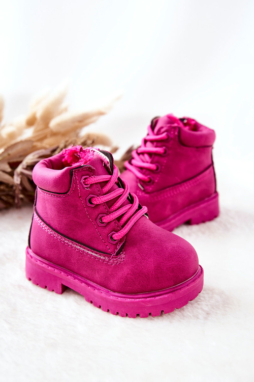 Powder Warm Children's Boots Fuchsia Dexter