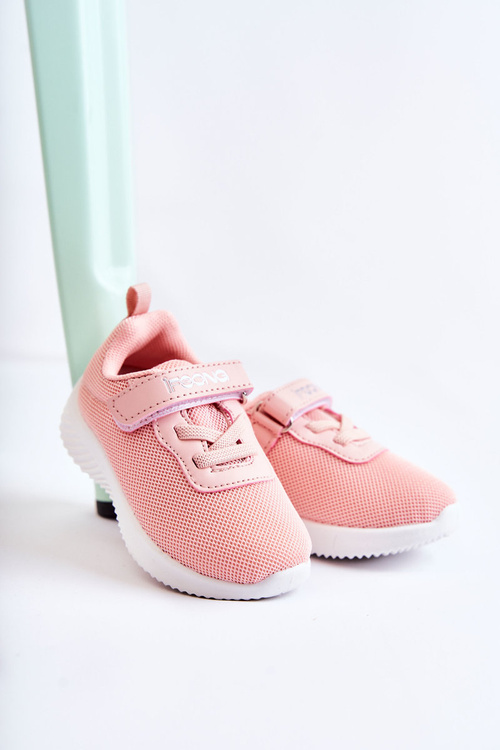 Buty Sportowe Dziecięce Rzep Różowe Lexy
