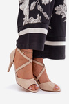 Fashionable High Heels Sandals Gold Loressa