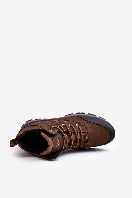 Buty Trekkingowe Męskie Klasyczne Brązowe Gometti 85-920