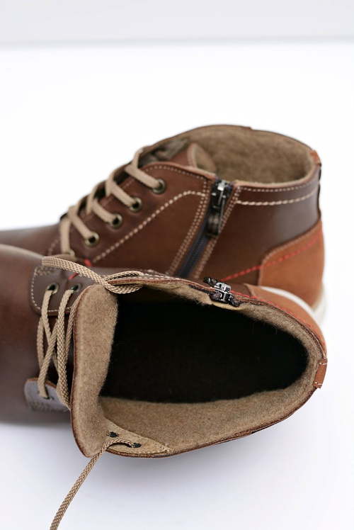 Men's Fresco Brown Warmed Leather Boots