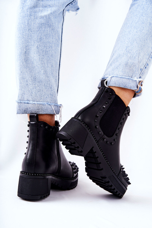 Slipper boots Black Comonis