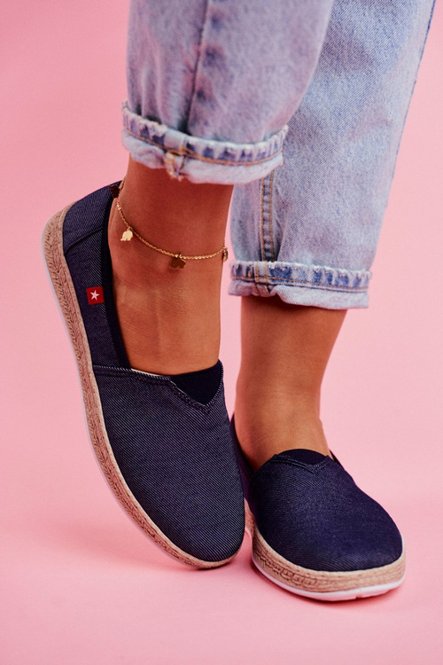 Women's Espadrilles Big Star Slip-on Navy blue FF276024