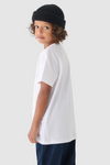 Girls Smooth Cotton T-shirt White 4F 4FJWMM00TTSHF1658-10S