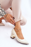 Elegant Pumps On A Heel Beige Emma