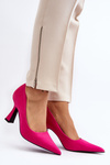 Classic Pointed Toe Pumps Fuchsia Delimena