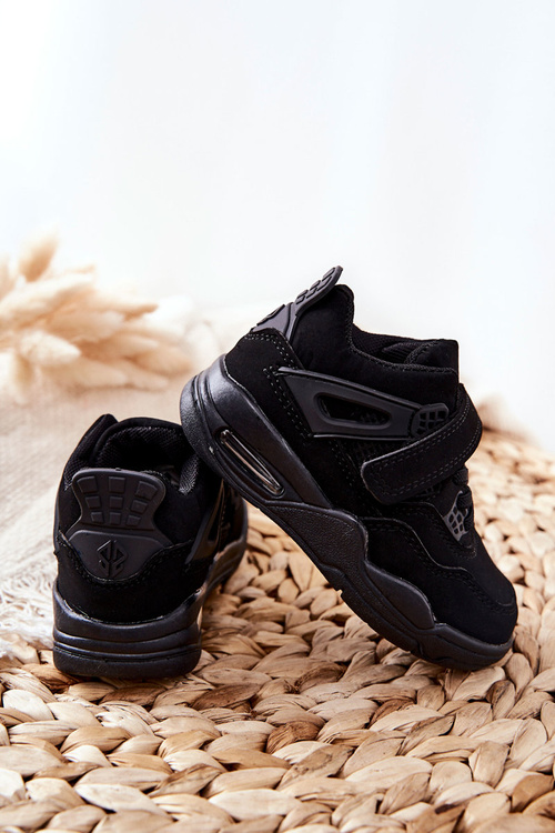 Children's Leather Sports Shoes Black Marisa