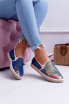 Women's Espadrilles Big Star Iridescent Sequins DD274A164