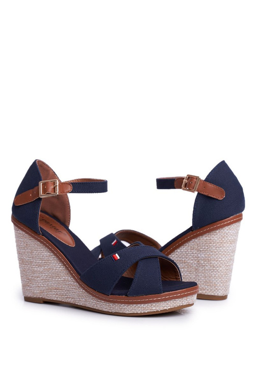 Women's Sandals with Heels Navy Blue LaMane