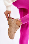 Classic Sport Platform Shoes Dark beige Bowie