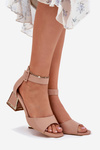 Women's Heeled Sandals Nude Zennia
