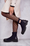 Women's fabric boots Nicole 2703 Black