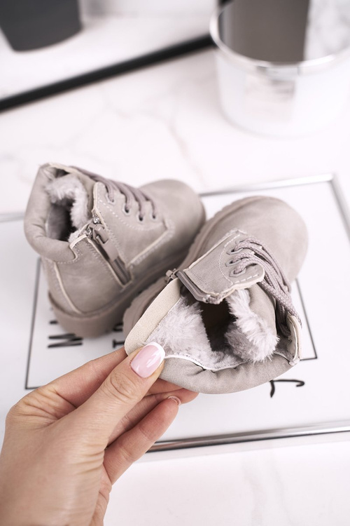 Powder Warm Children's Boots Grey Dexter