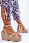 Women's Wedge Sandals Beige Kendall