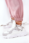 Sneakersy Buty Sportowe Big Star Białe GG274643 