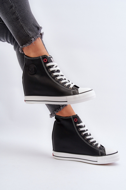 Women's Wedge Sneakers Cross Jeans NN2R4005 Black