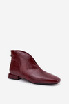 Women's ankle boots with delicate heel Bordeaux Elvienne