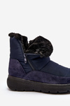 Women's Snow Boots with Fur Navy Primose