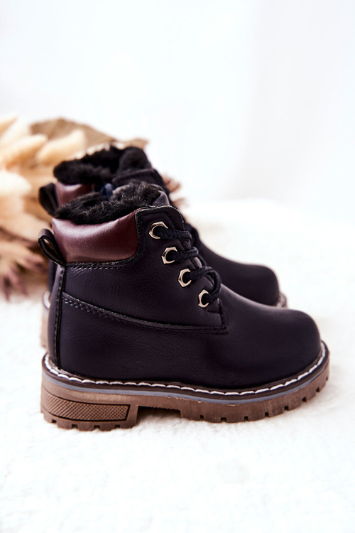 Kids' Warm-up Trapper Booties Navy Royals