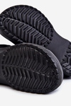 Men's Warm Crocs Slides Black Calmo