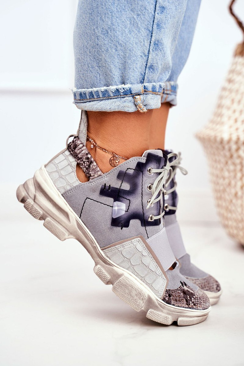 Women’s Sneakers Leather Maciejka 04423-13