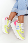 Women's Sports Shoes On The Platform Lu Boo White