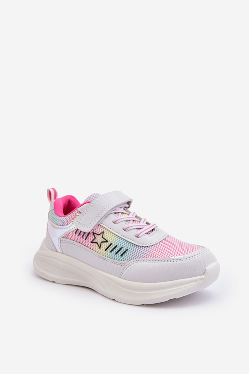Girls Lace-Up Sports Shoes  Multicolor Adriney