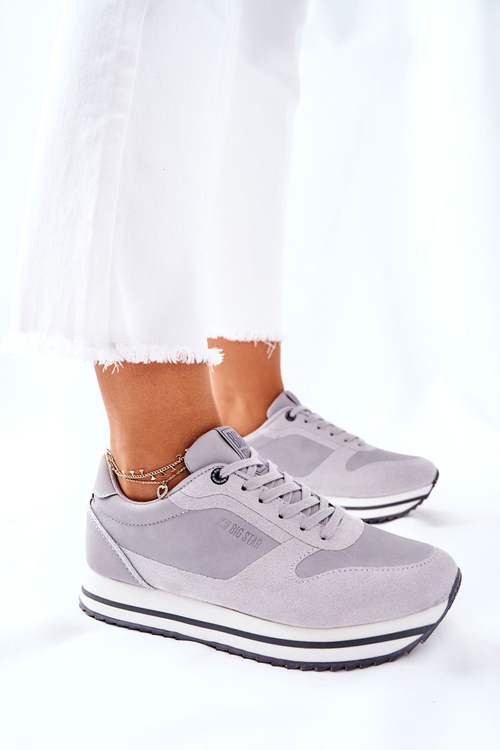 Sport Shoes Memory Foam Big Star II274219 Grey