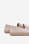 Espadrilles Men Sneakers From Eco Suede Beige Lunaria