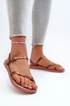 Sandały Damskie Różowo-Brązowe 82842 Ipanema Fashion Sandal VIII Fem