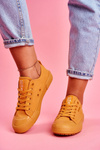 Women's Sneakers Big Star Yellow FF274A086