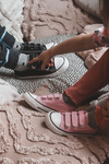 Children's Sneakers With Velcro Pink Bernie