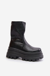 Boots On Massive Platform Black Florinara