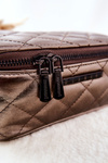 Quilted cosmetic bag Monnari CSM0030-M19 Brown