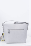 Women's Handbag Silver Grey Letter Bag