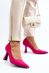 Classic Pointed Toe Pumps Fuchsia Delimena